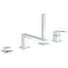 [19897000] Roman Tub Filler With Personal Hand Shower - GROHE StarLight Chrome