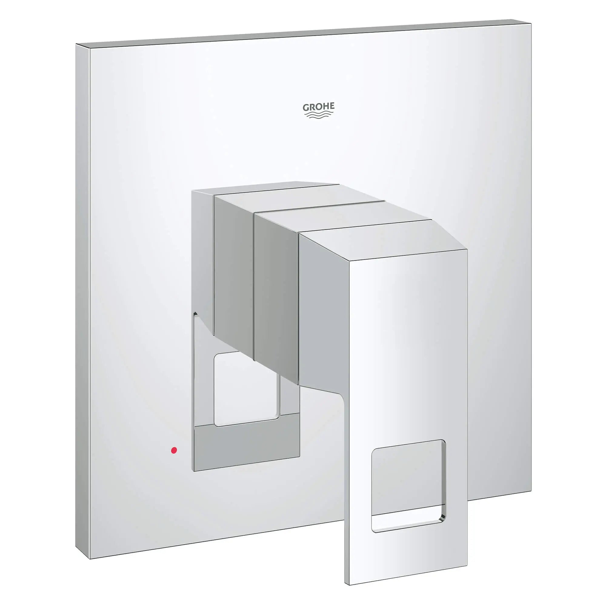 Eurocube Garniture d’obturateur régulateur de pression // CHROME STARLIGHT GROHE // 12954_19899000-eurocube-pressure-balance-valve-trim-starlight-chrome_0_CDNwebp.webp