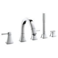 [19919000] GrohFlex Roman Tub Filler With Personal Hand Shower - GROHE StarLight Chrome