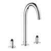 [20069003] 8-inch Widespread 2-Handle M-Size Bathroom Faucet 1.2 GPM - GROHE StarLight Chrome
