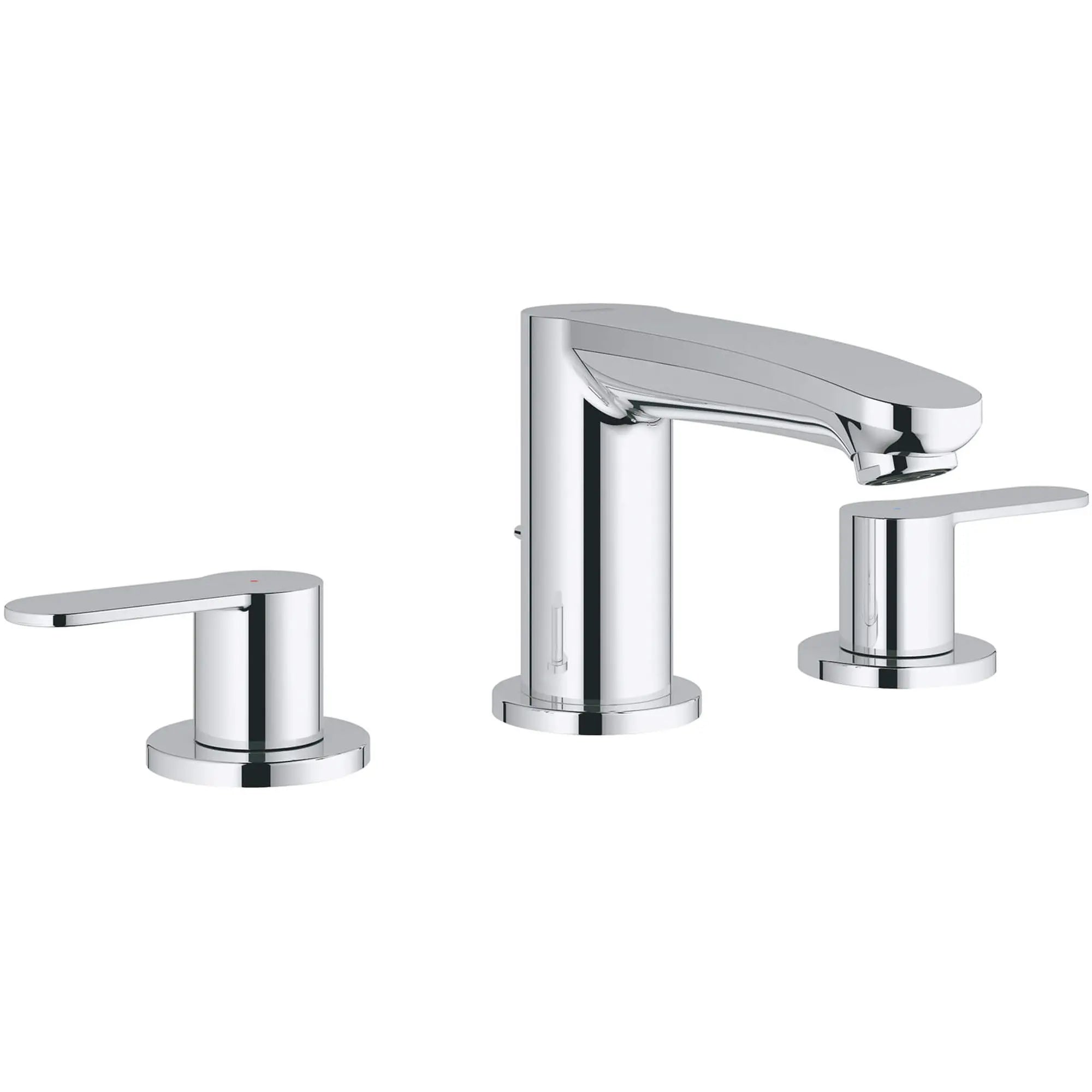 Robinetterie 3 trous pour lavaboTaille S // CHROME STARLIGHT GROHE // 13143_20209002-eurostyle-cosmopolitan-8-inch-widespread-two-handle-bathroom-faucet-s-size-starlight-chrome_0_CDNwebp.webp