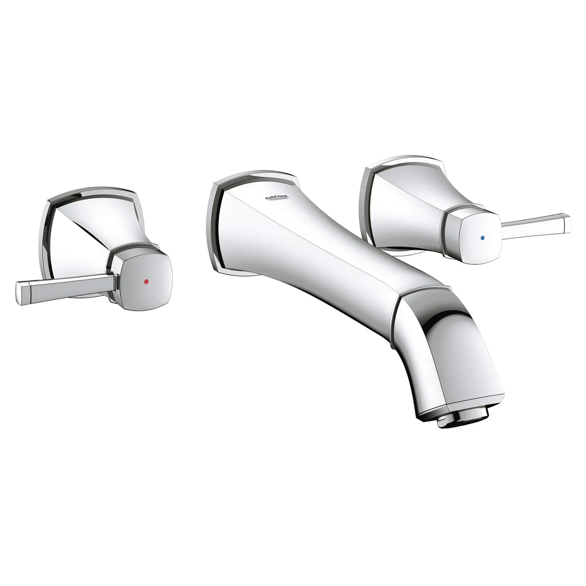 Robinetterie 3-trous pour lavabo Taille M // CHROME STARLIGHT GROHE // 13203_20416000-Grandera-8_Widespread_Two-Handle_Bathroom_Faucet_M-Size_0_CDNwebp.webp