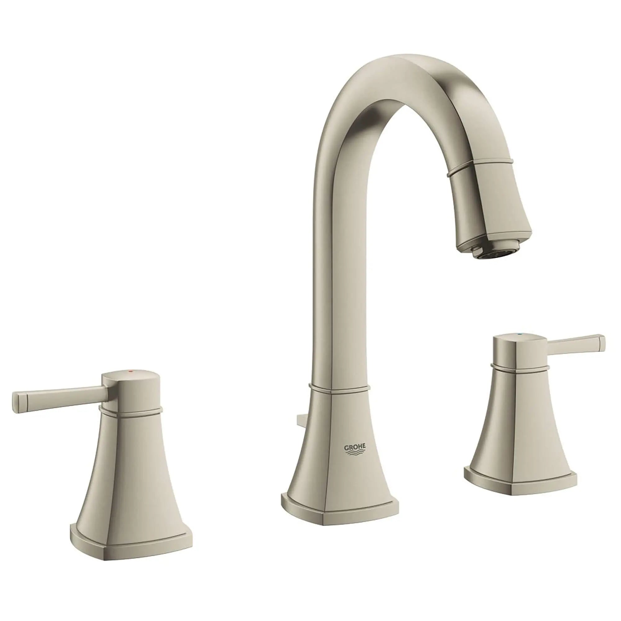 Robinetterie 3-trous pour lavabo Taille M // NICKEL BROSSÉ INFINITYFINISH // 13214_20419EN0-Grandera-8_Widespread_Two-Handle_Bathroom_Faucet_M-Size_0_CDNwebp.webp