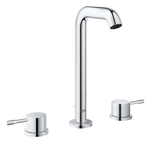 Robinet de salle de bains espacé à deux poignées de grande taille 8 po - Chrome StarLight GROHE