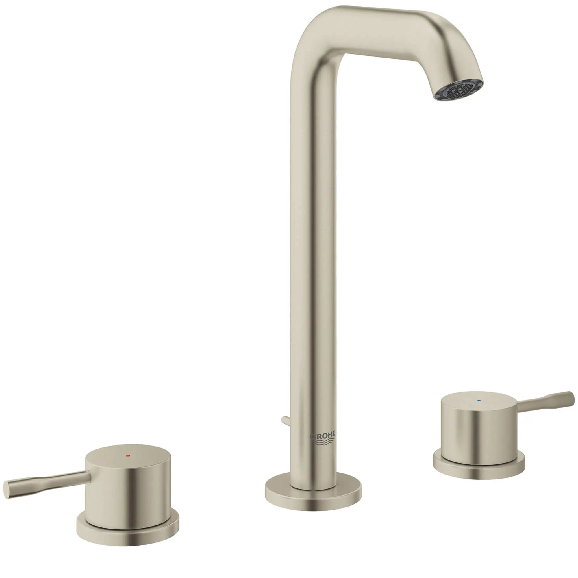 Robinet de salle de bains espacé à deux poignées de grande taille 8 po // NICKEL BROSSÉ INFINITYFINISH // 13240_20431en1-essence-8-inch-widespread-two-handle-bathroom-faucet-l-size-brushed-nickel-infinityfinish_0_CDNwebp.webp