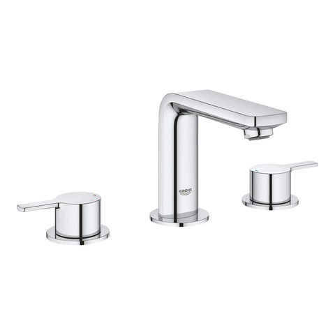 Lineare Robinet de salle de bains à deux poignées espacées de 8 po, taille M, 4,5 L/min (1,2 gpm) - Chrome StarLight GROHE