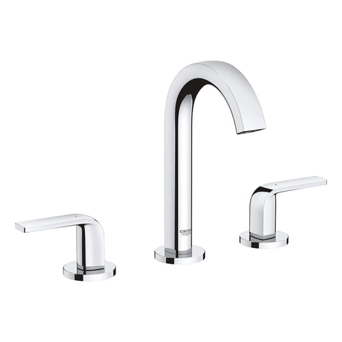 Robinet moyen pour salle de bain, 8 po, 2 poignées, 4,5 l/min (1,2 gpm) - Chrome StarLight GROHE