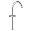[21046003] Single Hole Two-Handle Deck Mount Vessel Sink Faucet 1.2 GPM - GROHE StarLight Chrome