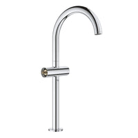 [21046003] Single Hole Two-Handle Deck Mount Vessel Sink Faucet 1.2 GPM - GROHE StarLight Chrome