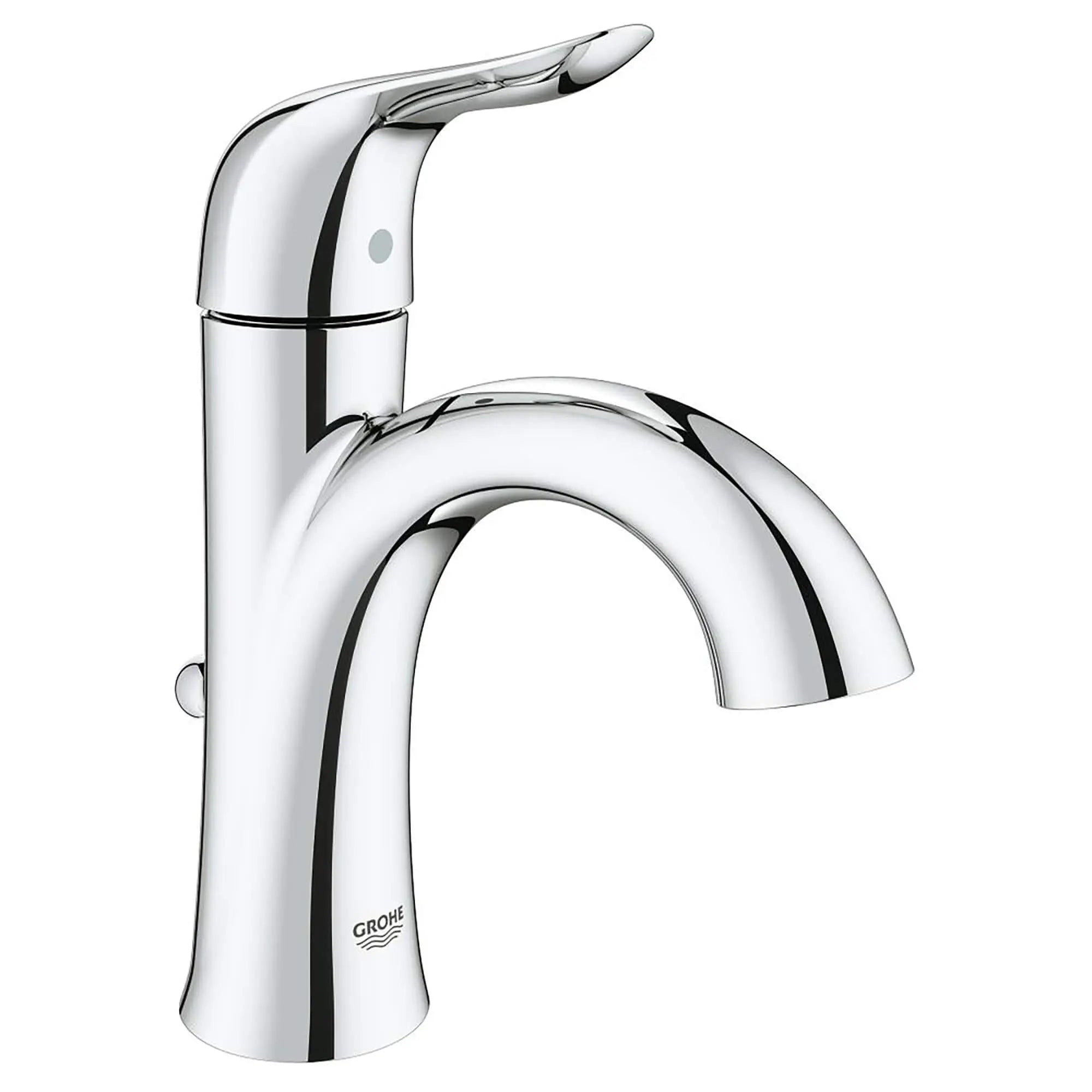 Agira Robinet monotrou // CHROME STARLIGHT GROHE // 13468_2340100A-Agira-Single-Handle_Bathroom_Faucet_0_CDNwebp.webp