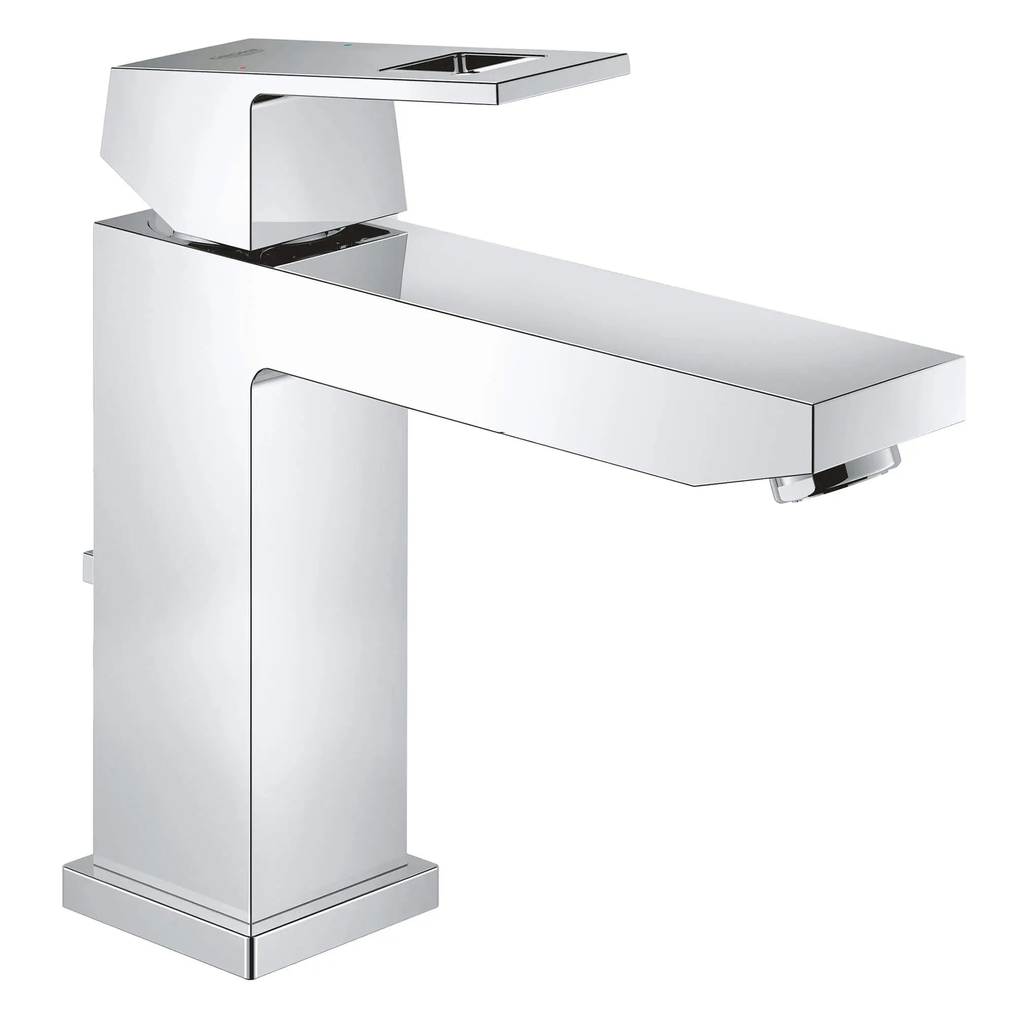 Mitigeur 1/2" pour lavaboTaille M // CHROME STARLIGHT GROHE // 13478_23445000-eurocube-single-handle-bathroom-faucet-m-size-starlight-chrome_0_CDNwebp.webp