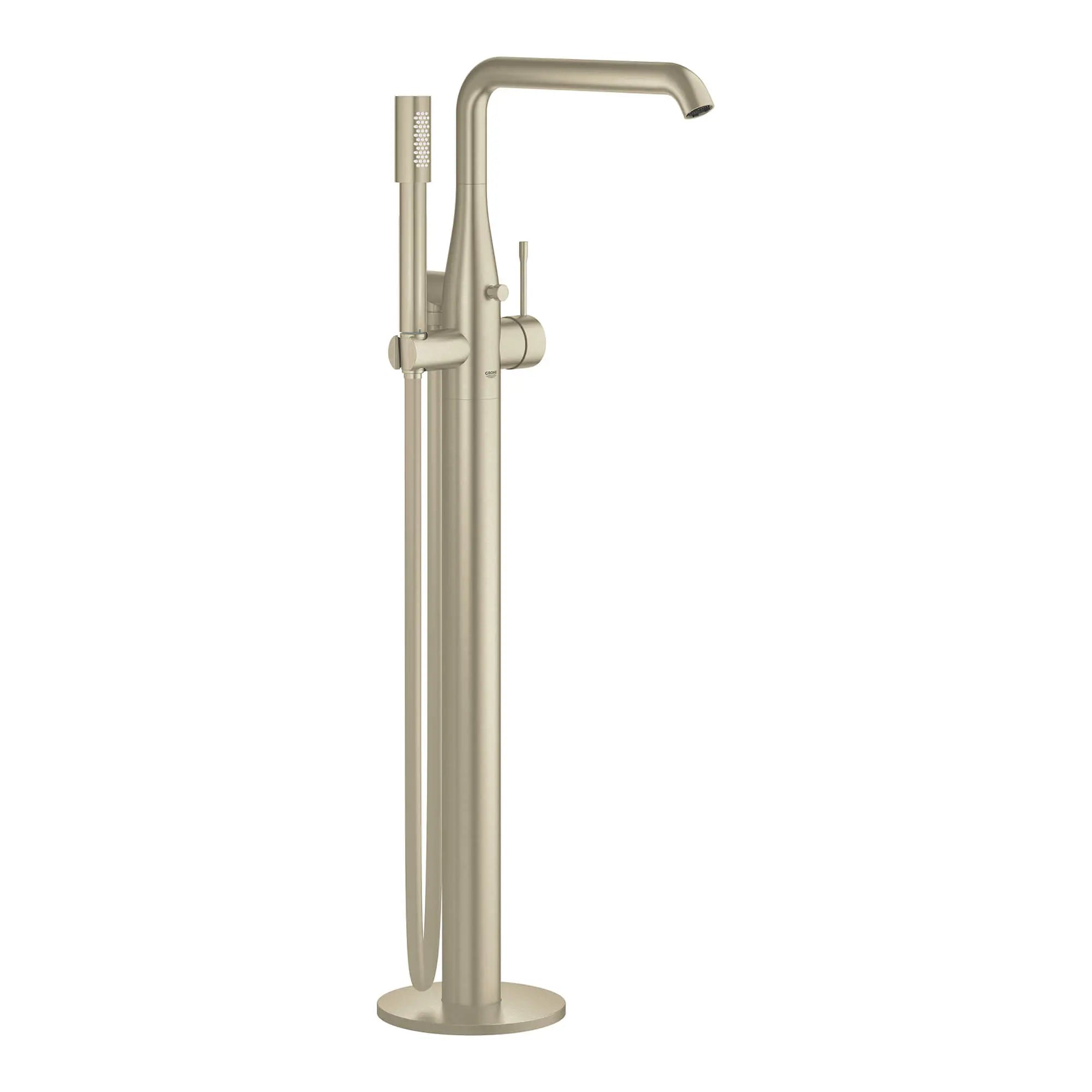 Essence Robinet de baignoire à montage au sol // NICKEL BROSSÉ INFINITYFINISH // 13501_23491en1-essence-floor-standing-tub-filler-brushed-nickel-infinityfinish_0_CDNwebp.webp