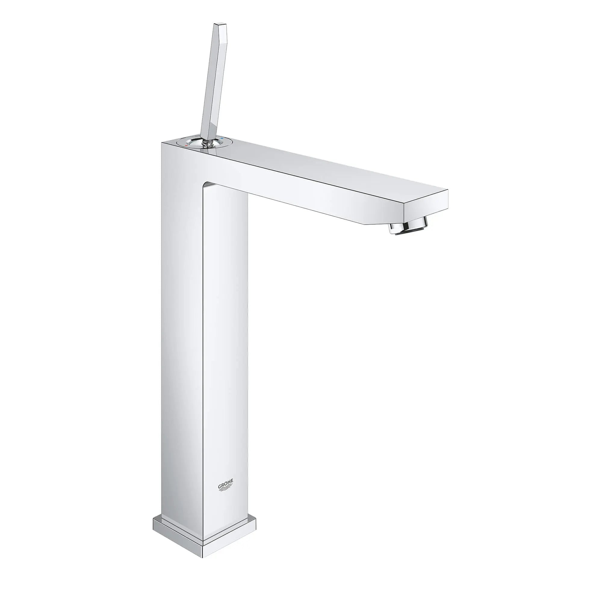 Eurocube Joy Robinet monotrou pour vasque, taille XL // CHROME STARLIGHT GROHE // 13527_23662000-eurocube-joy-single-handle-bathroom-faucet-xl-size-starlight-chrome_0_CDNwebp.webp