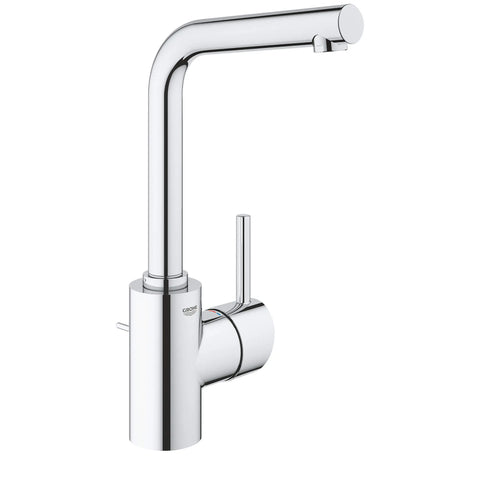 Robinet monotrou à poignée simple pour salle de bain, taille G, 4,5 L/min (1,2 gpm) - Chrome StarLight GROHE