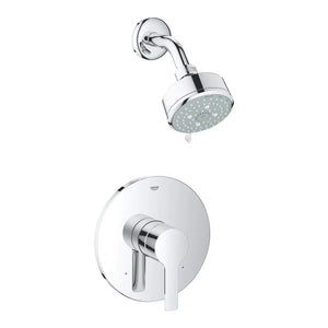 [23826001] Pressure Balance Valve Shower Combo - GROHE StarLight Chrome