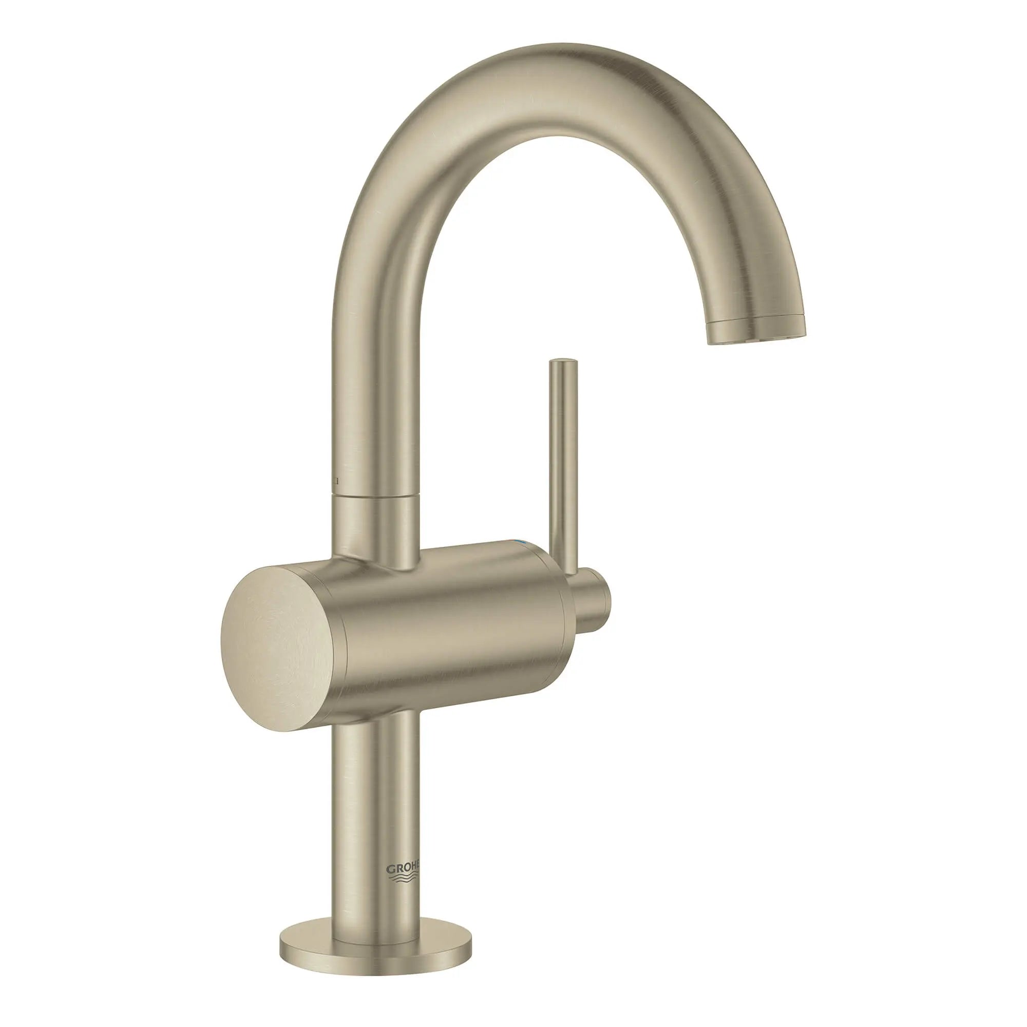 Robinet monotrou, taille M // NICKEL BROSSÉ INFINITYFINISH // 13552_23831en3-atrio-single-handle-bathroom-faucet-m-size-brushed-nickel-infinityfinish_0_CDNwebp.webp