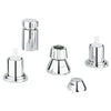 [24016000] Three-Hole Bidet Faucet M-Size - GROHE StarLight Chrome