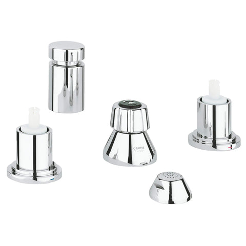 Batterie 3-trousTaille M - Chrome StarLight GROHE