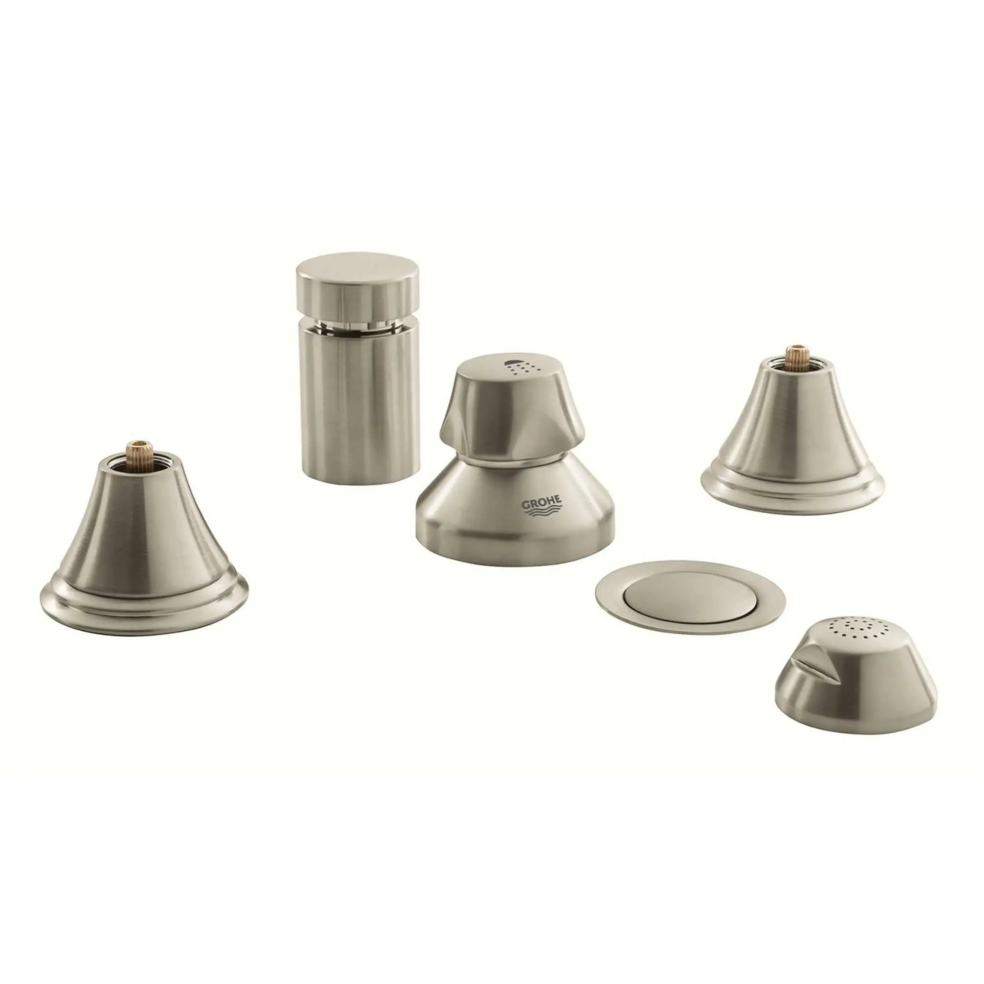 Batterie 3-trous // NICKEL BROSSÉ INFINITYFINISH // 13584_24019EN0-Geneva-Three-Hole_Bidet_Faucet_0_CDNwebp.webp