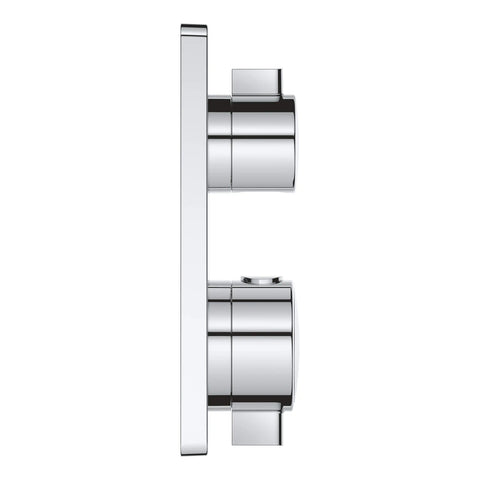 Garniture de valve thermostatique à fonction simple, 2 poignées - Chrome StarLight GROHE