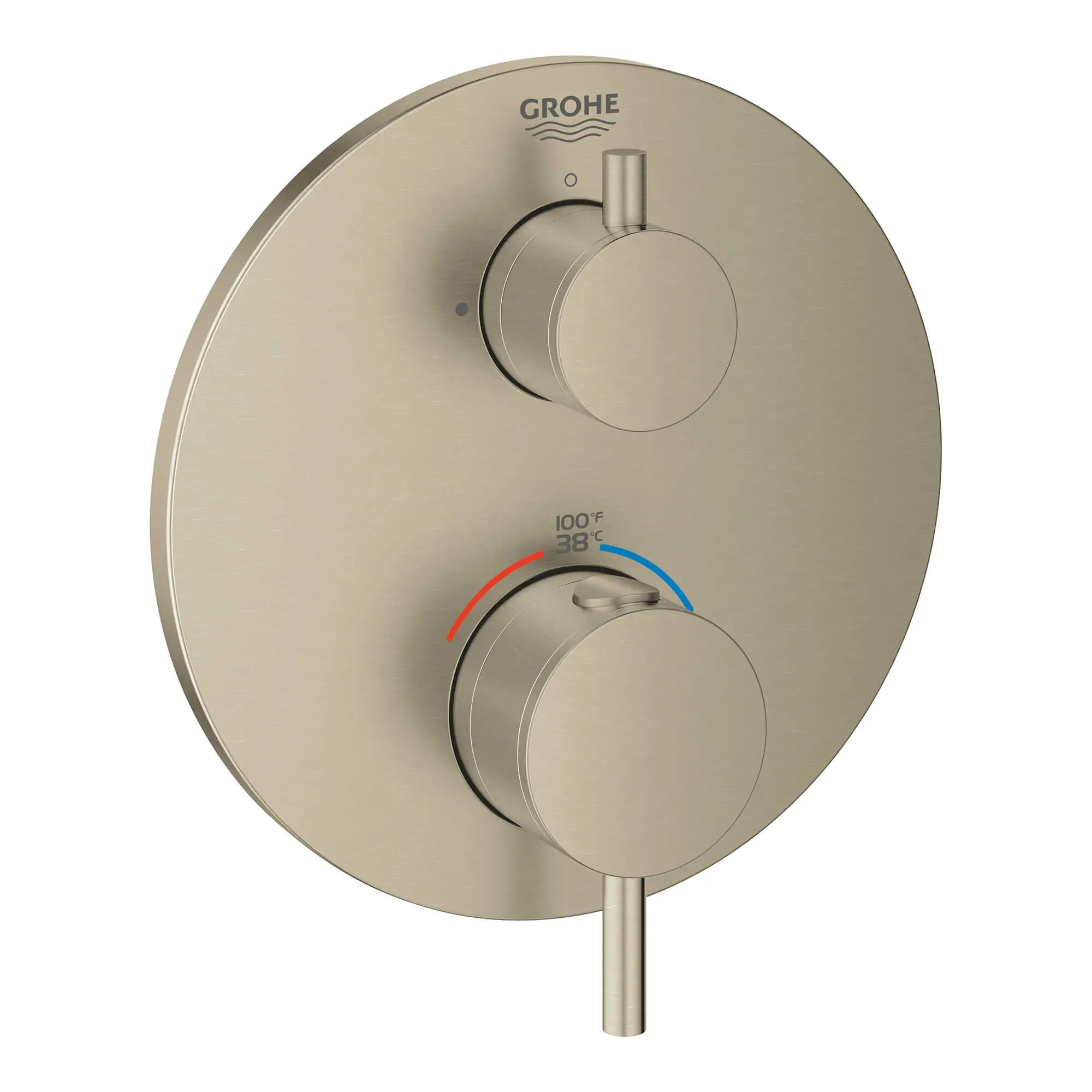 Garniture de valve thermostatique à fonction double avec module de contrôle // NICKEL BROSSÉ INFINITYFINISH // 13635_24151en3-atrio-dual-function-2-handle-thermostatic-trim-brushed-nickel-infinityfinish_0_CDNwebp.webp