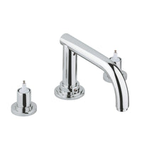 [25048000] 3-Hole 2-Handle Deck Mount Roman Tub Faucet - GROHE StarLight Chrome
