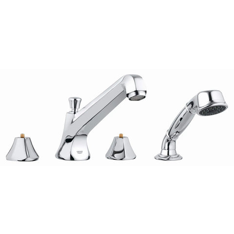 Facade pour combiné 4 trous baignoire - Chrome StarLight GROHE