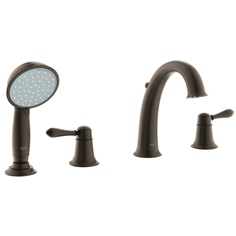 Fairborn Robinet de bain avec douchette - Bronze huilé