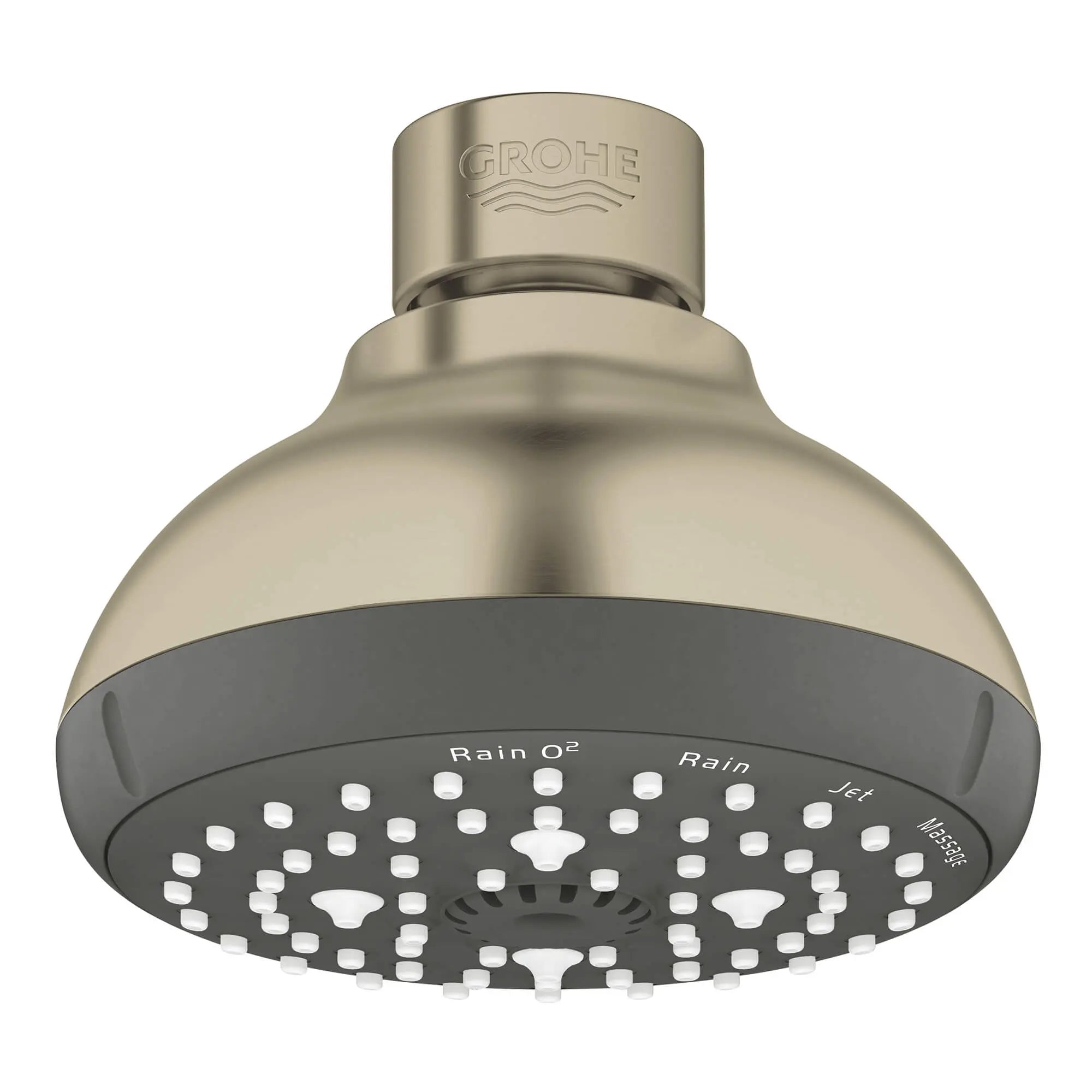 Pomme de douche Tempesta 100, 4 po - 4 jets, 6,6 L/min (1,75 gpm) // NICKEL BROSSÉ INFINITYFINISH // 13812_26044en1-tempesta-100-shower-head-4-sprays-brushed-nickel-infinityfinish_0_CDNwebp.webp