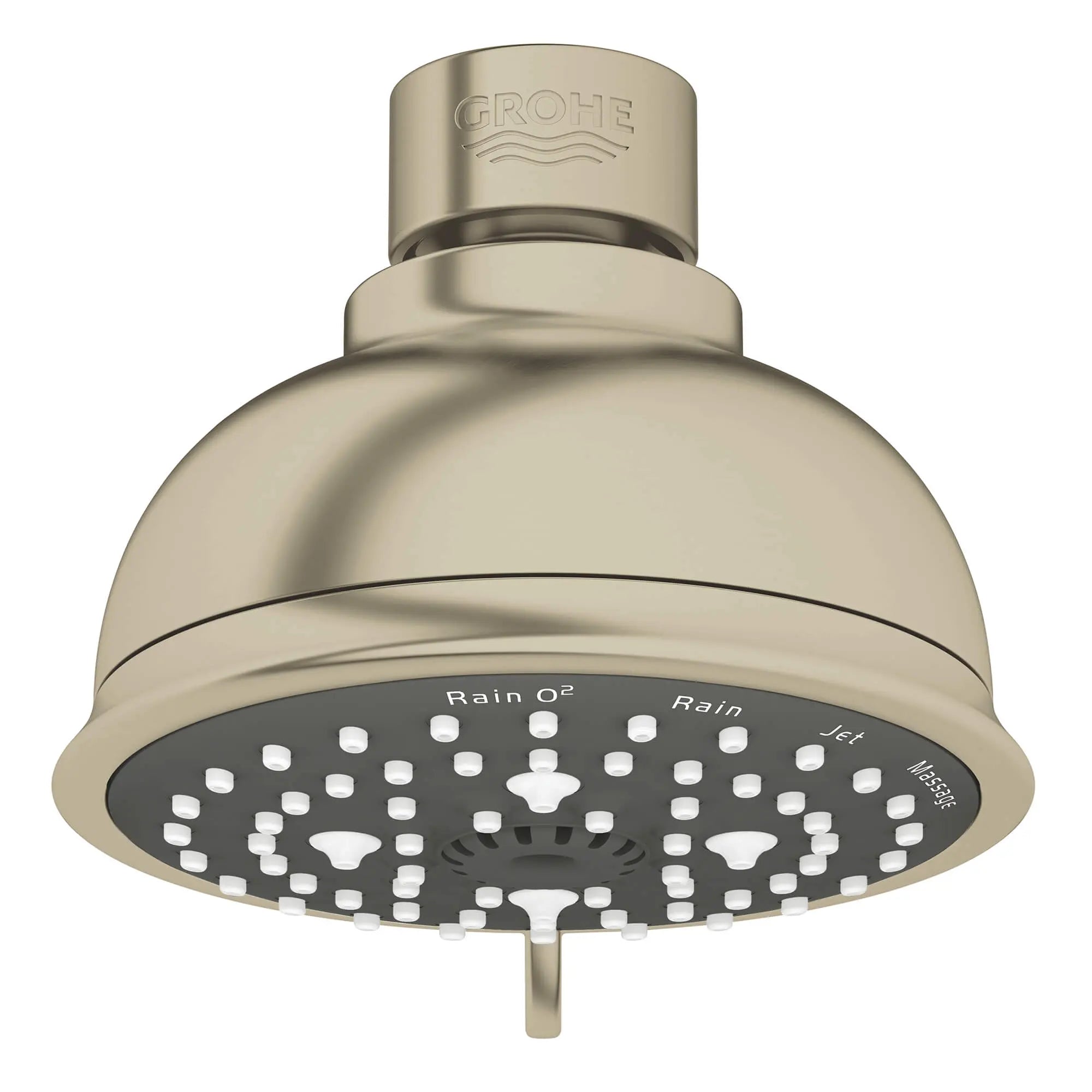 Tempesta Rustic 100 Pomme de douche - 4 jets d’aspersion // NICKEL BROSSÉ INFINITYFINISH // 13816_26045en1-tempesta-rustic-100-shower-head-4-sprays-brushed-nickel-infinityfinish_0_CDNwebp.webp