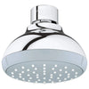 [26050000] 100 Shower Head, 4" - 1 Spray, 1.5 gpm - GROHE StarLight Chrome