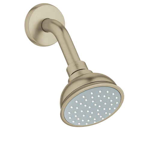 Fairborn Bras de douche + Pomme de douche - Nickel brossé InfinityFinish