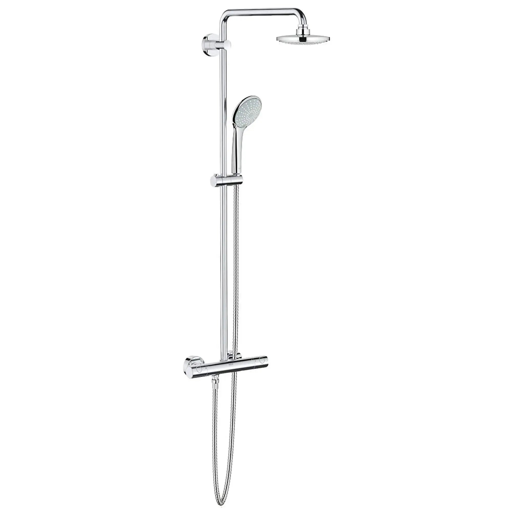 Système de douche avec thermostat pour fixation murale // CHROME STARLIGHT GROHE // 13869_26128000-Euphoria_System_180-Shower_System_with_Thermostat_for_Wall_Mount_0_CDNwebp.webp
