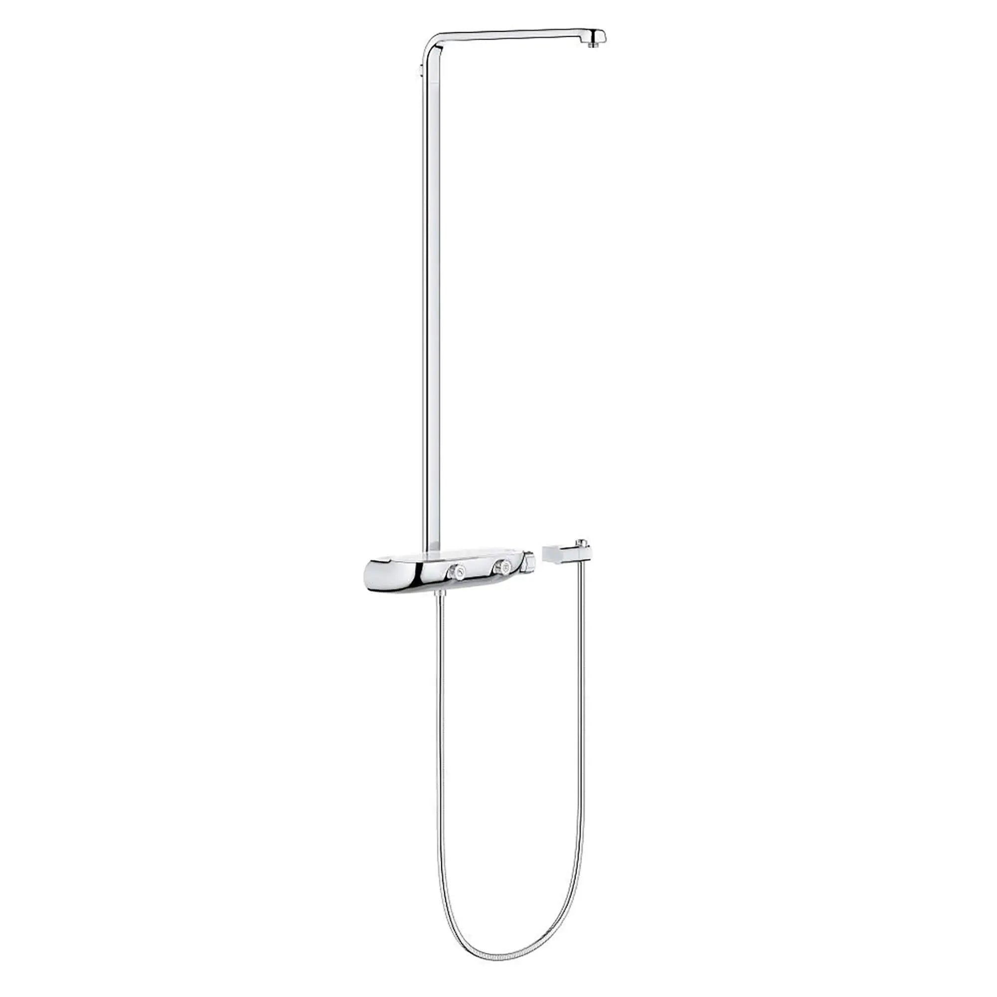 Système de douche avec valve thermostatique // CHROME STARLIGHT GROHE // 13884_26379000-Rainshower_SmartControl-Shower_System_with_Thermostat_for_Wall_Mount_0_CDNwebp.webp