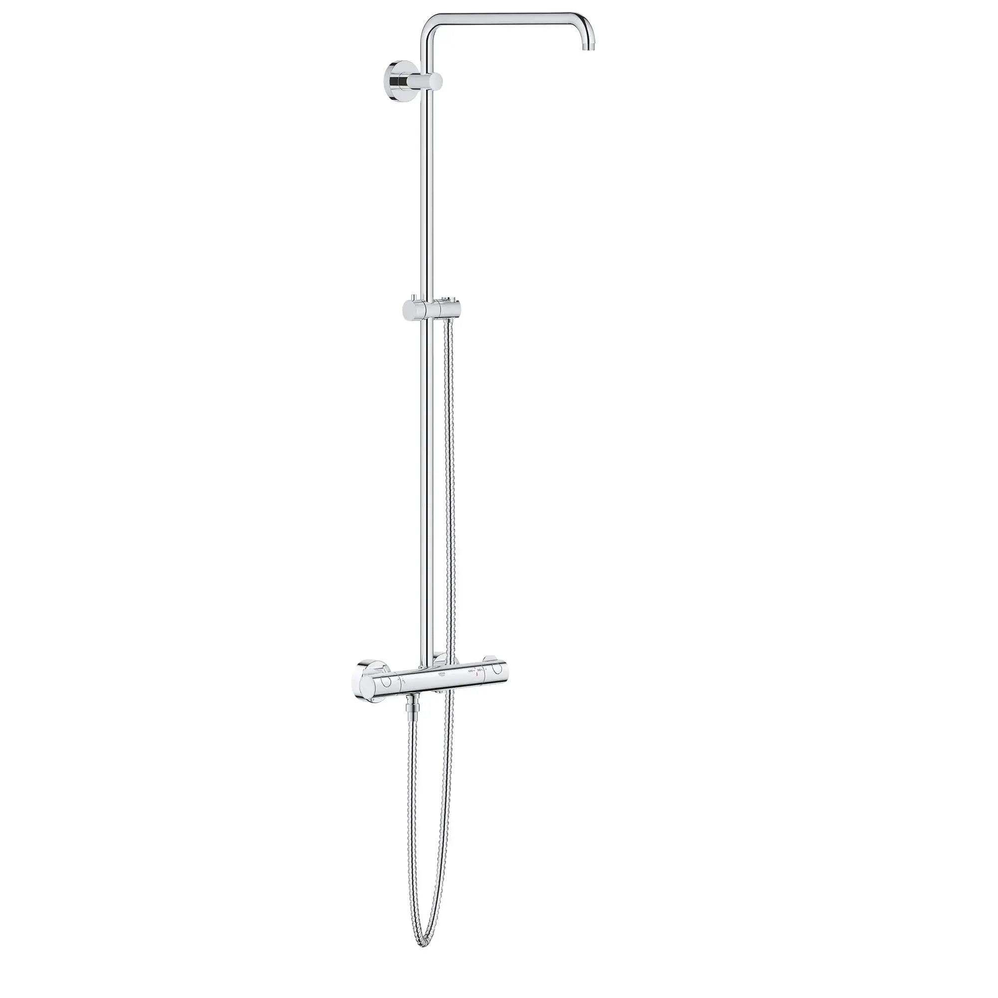 Euphoria Système de douche avec valve thermostatique // CHROME STARLIGHT GROHE // 13890_26419000-euphoria-system-shower-system-with-thermostat-for-wall-mount-starlight-chrome_0_CDNwebp.webp