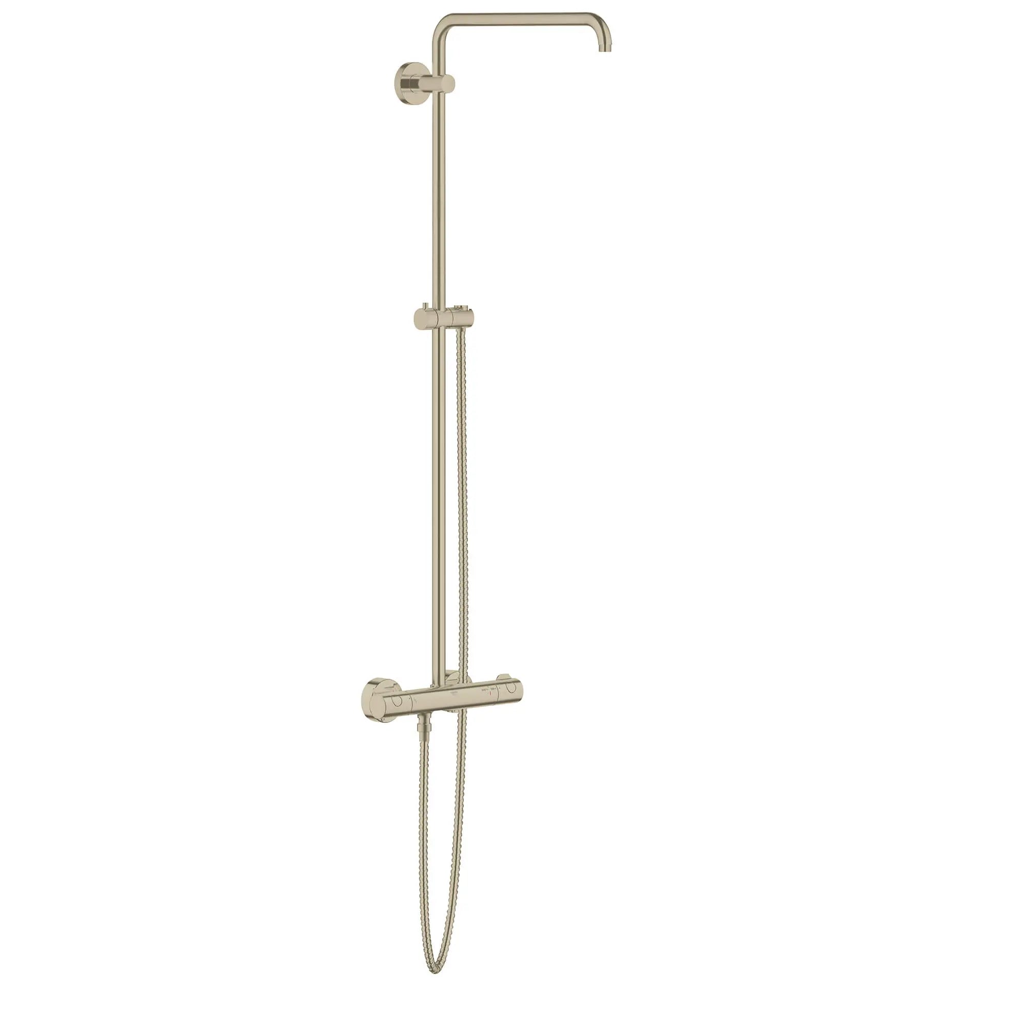 Euphoria Système de douche avec valve thermostatique // NICKEL BROSSÉ INFINITYFINISH // 13891_26419en0-euphoria-system-shower-system-with-thermostat-for-wall-mount-brushed-nickel-infinityfinish_0_CDNwebp.webp