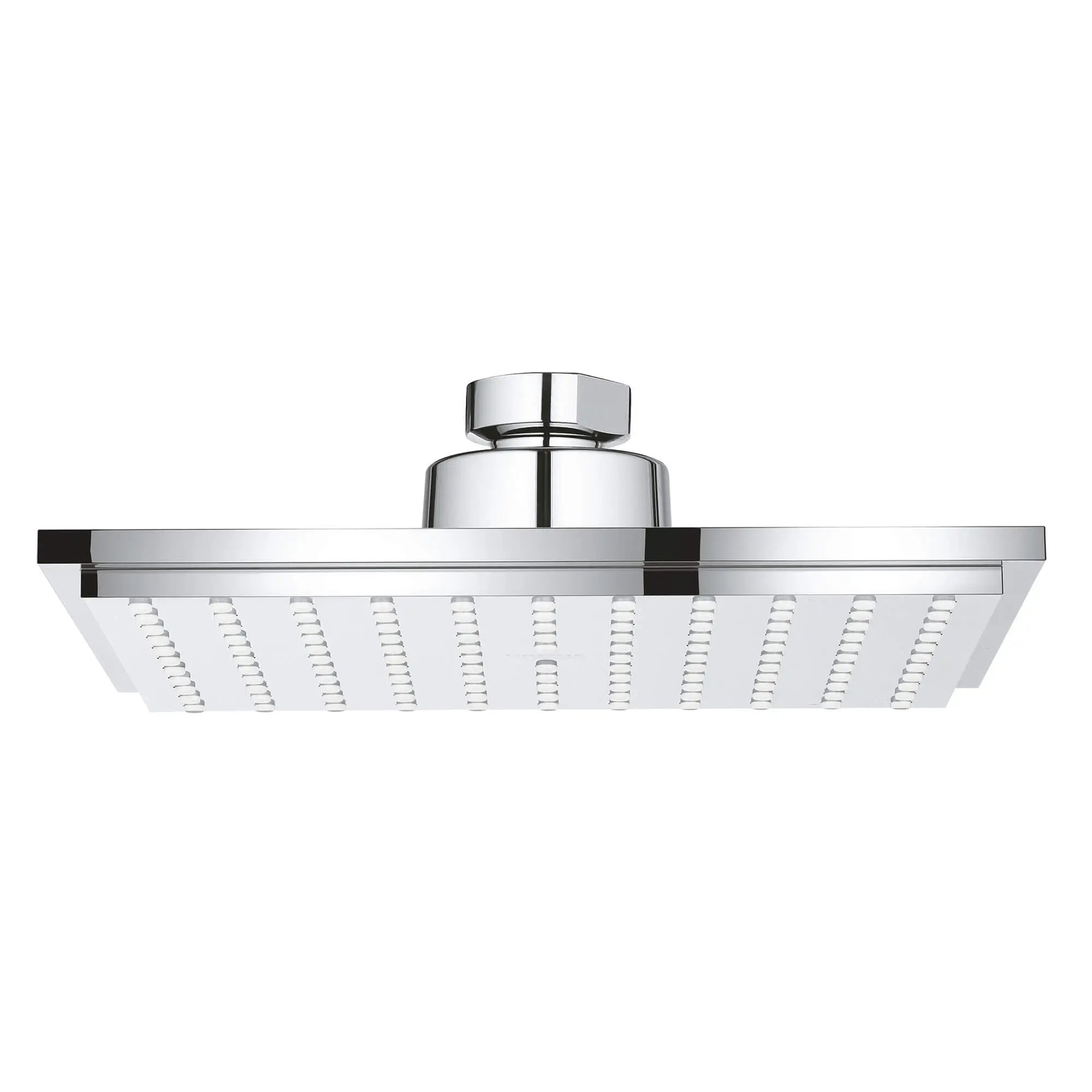 Pomme de douche 150 de 6 po, 1 jet, 6,6 L/min (1,75 gpm) // CHROME STARLIGHT GROHE // 13911_26468000-euphoria-cube-150-shower-head-1-spray-starlight-chrome_0_CDNwebp.webp
