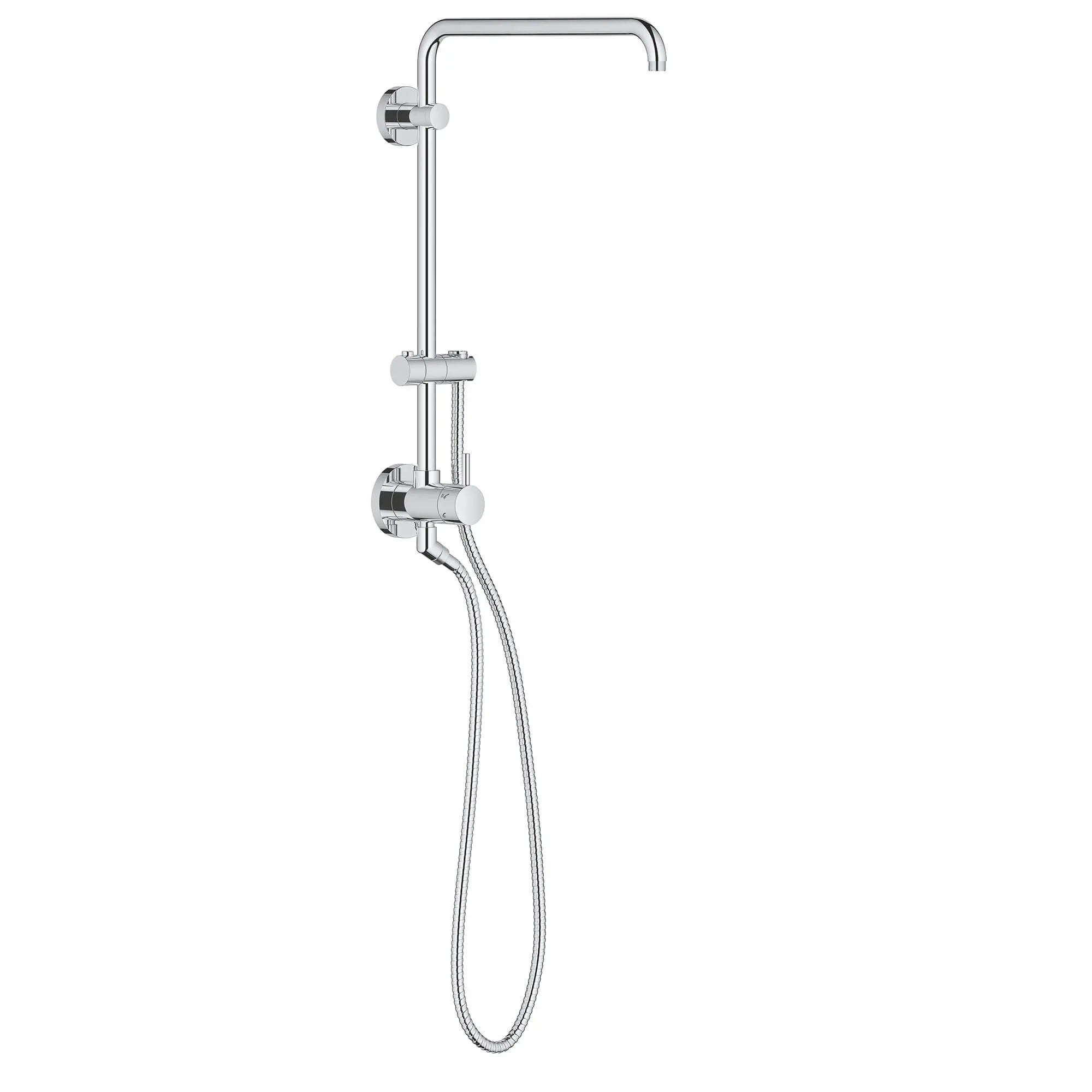 GROHE Retro-Fit Système de douche nu de 18 po // CHROME STARLIGHT GROHE // 13922_26486000-retro-fit-system-shower-system-starlight-chrome_0_CDNwebp.webp