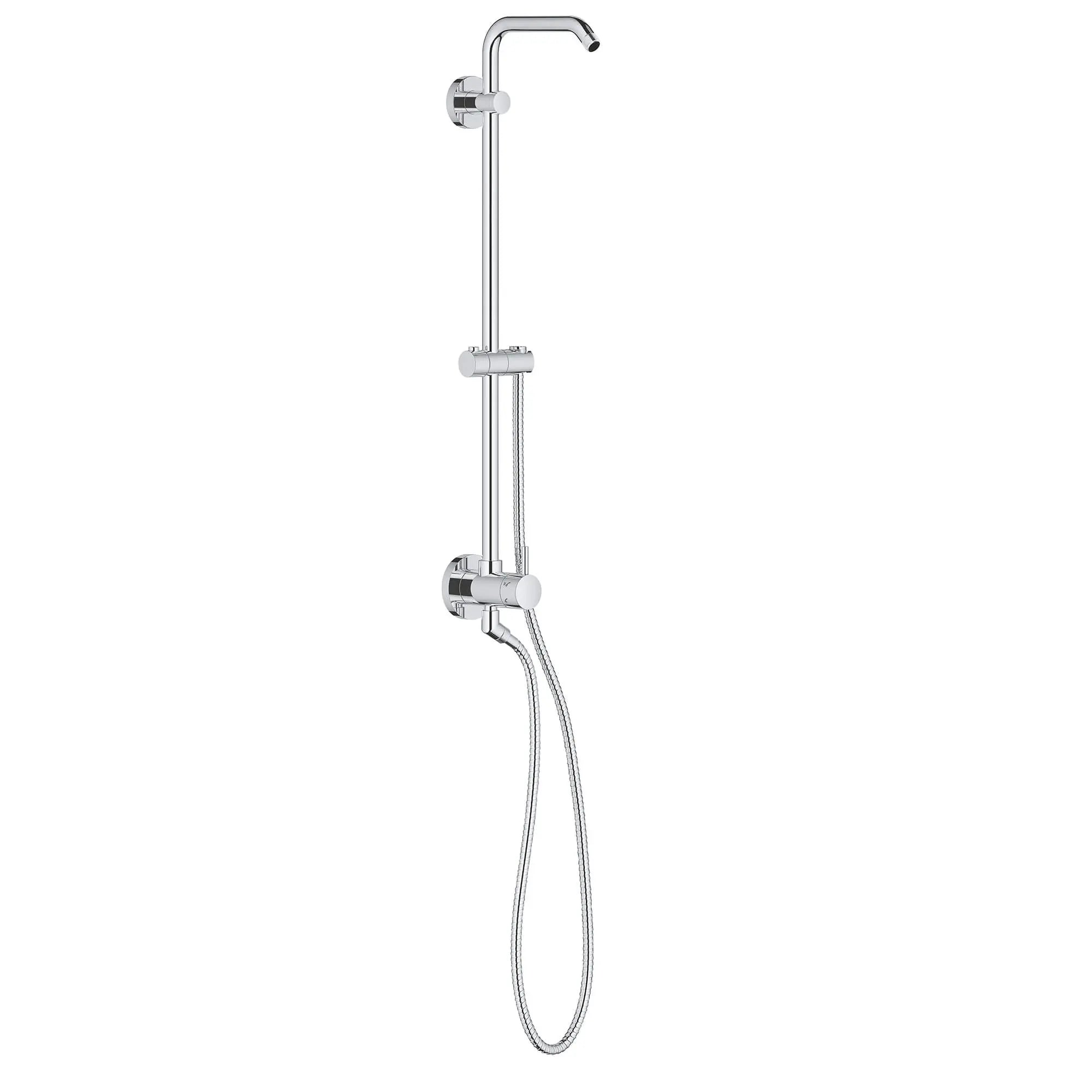 GROHE Retro-Fit Système de douche nu de 25 po // CHROME STARLIGHT GROHE // 13927_26487000-retro-fit-system-shower-system-starlight-chrome_0_CDNwebp.webp