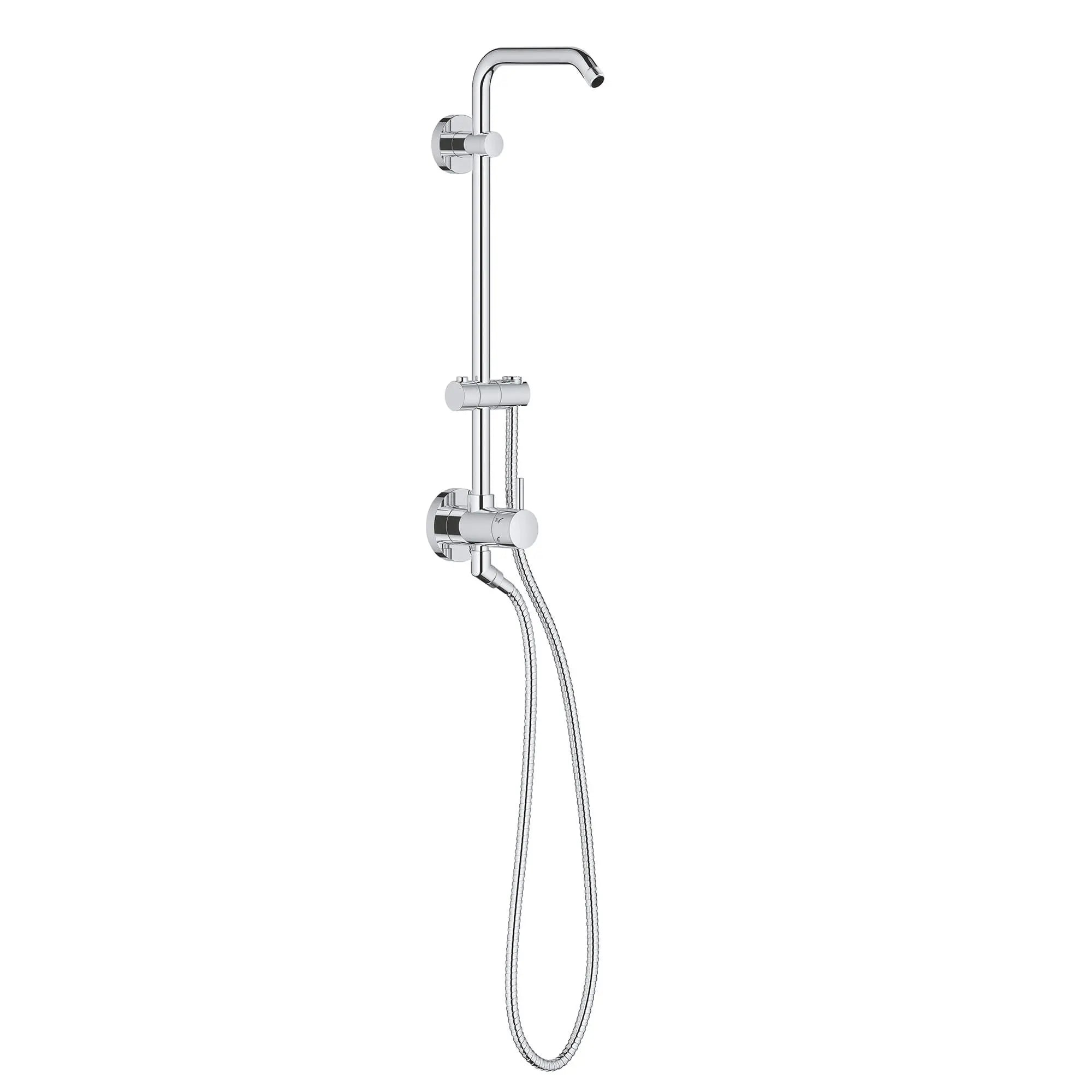 GROHE Retro-Fit Système de douche nu de 18 po // CHROME STARLIGHT GROHE // 13931_26488000-retro-fit-system-shower-system-starlight-chrome_0_CDNwebp.webp