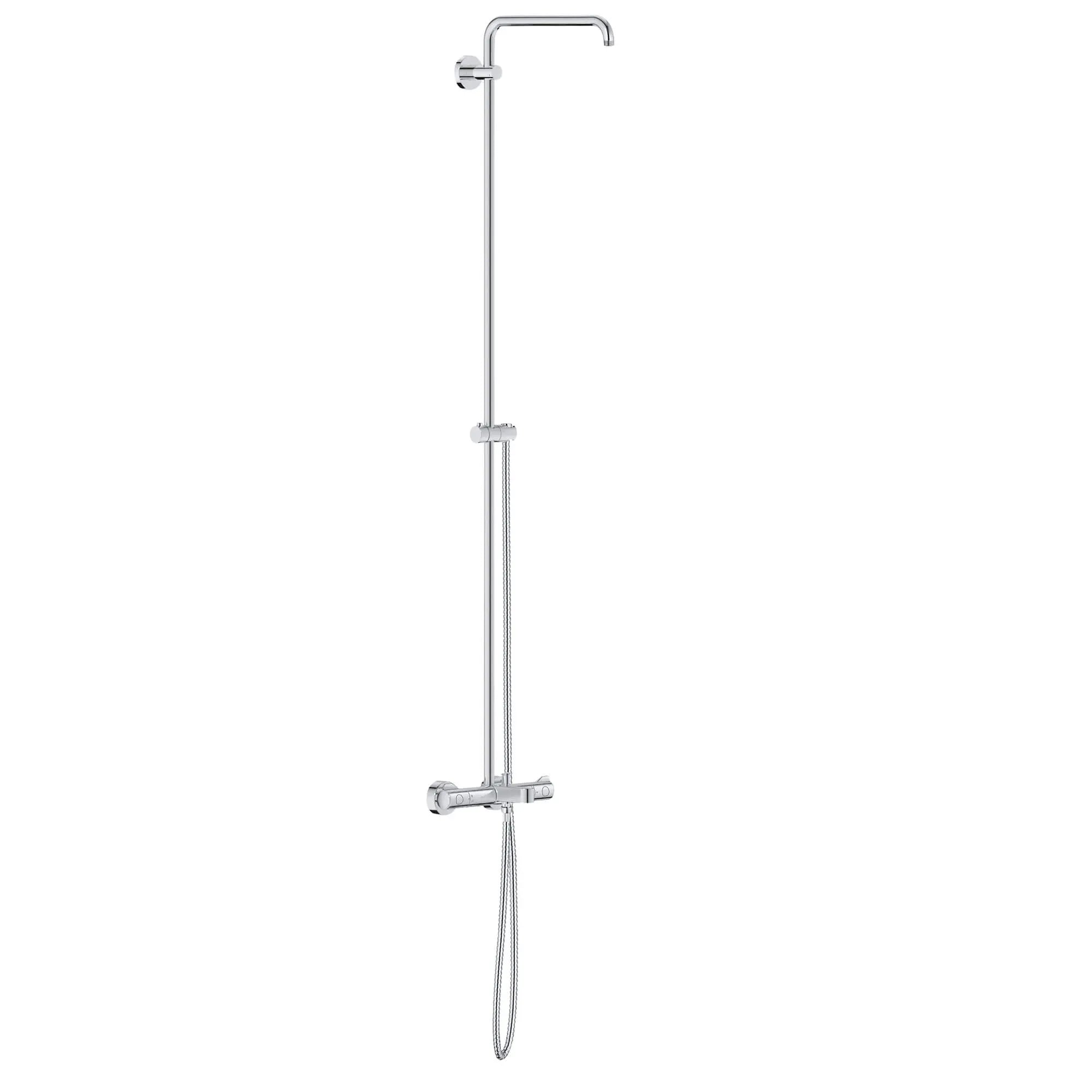 Euphoria Système de douche thermostatique pour baignoire/douche // CHROME STARLIGHT GROHE // 13933_26490000-euphoria-system-shower-system-with-bath-thermostat-for-wall-mount-starlight-chrome_0_CDNwebp.webp