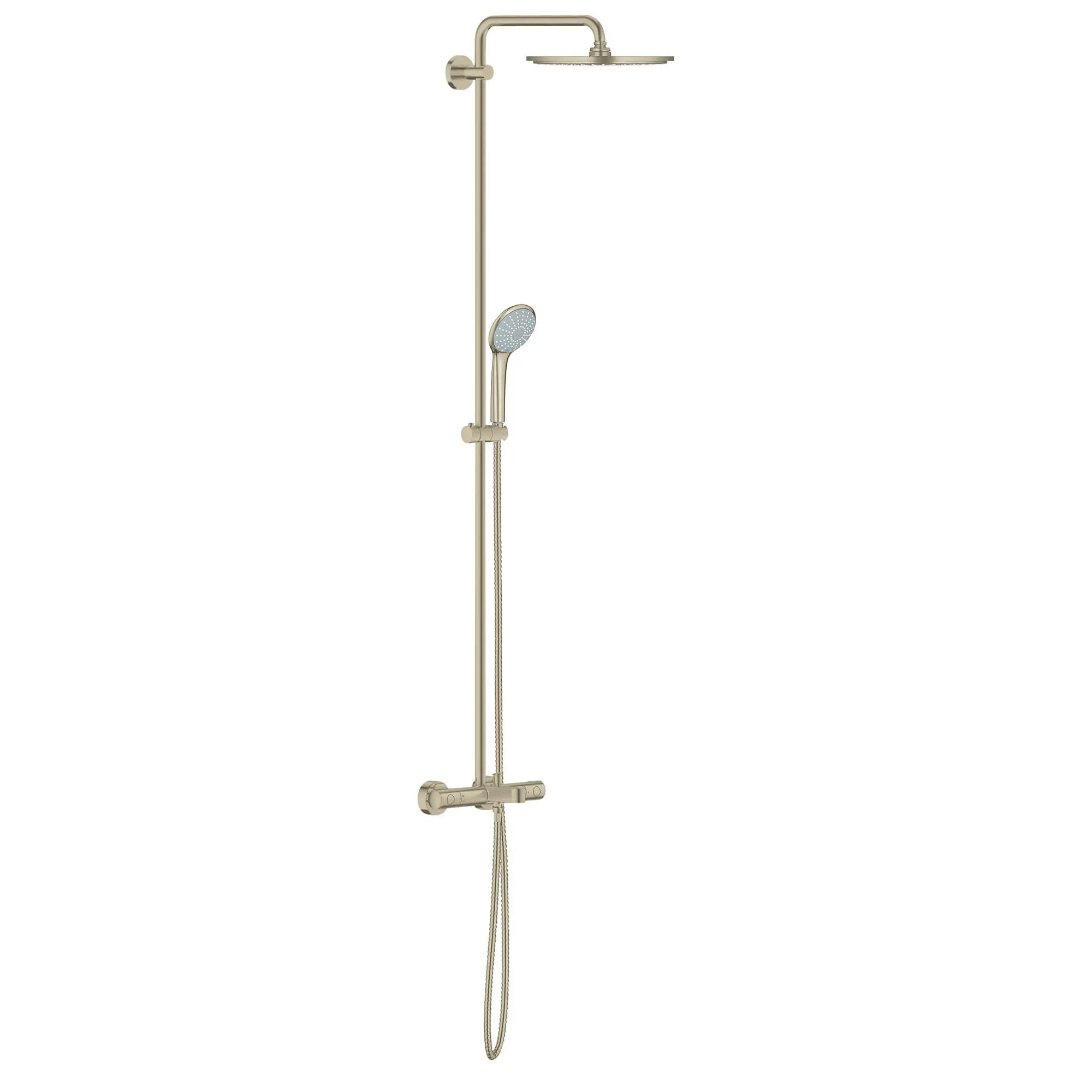Euphoria Système de douche thermostatique pour baignoire/douche // NICKEL BROSSÉ INFINITYFINISH // 13935_26490en0-euphoria-system-shower-system-with-bath-thermostat-for-wall-mount-brushed-nickel-infinityfinish-2_0_CDNwebp.webp