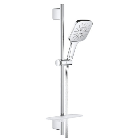 Rainshower SmartActive 130 Ensemble de barre coulissante de 24 po pour douchette - 3 jets, 6,6 L/min (1,75 gpm) - Chrome StarLight GROHE