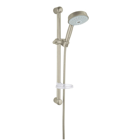 Rainshower Rustic 130 Ensemble de douche – 3 jets d’aspersion - Nickel brossé InfinityFinish