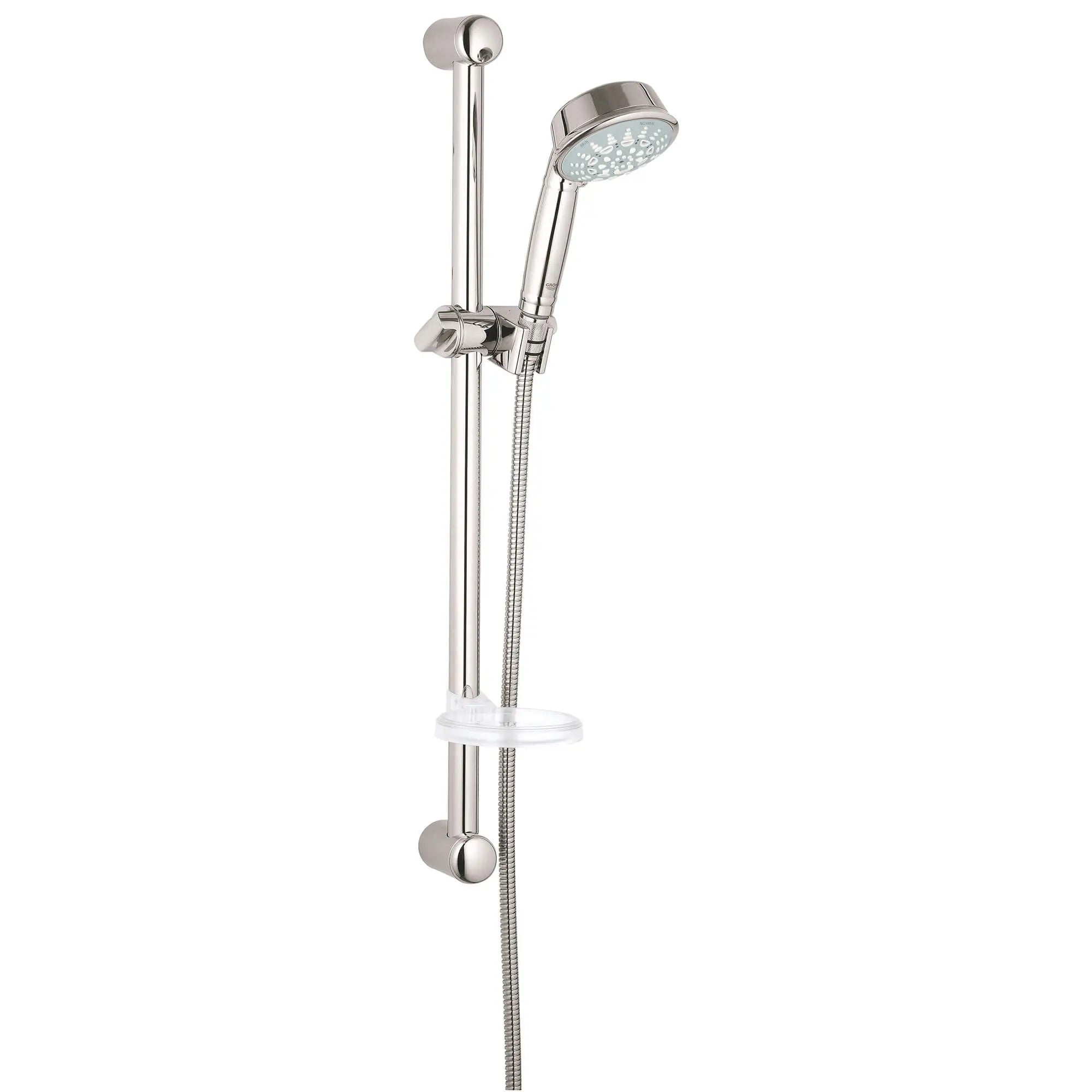 Ensemble de douche 5 jets // NICKEL POLI  INFINITYFINISH // 14100_27142be0-relexa-rustic-100-shower-system-polished-nickel_0_CDNwebp.webp