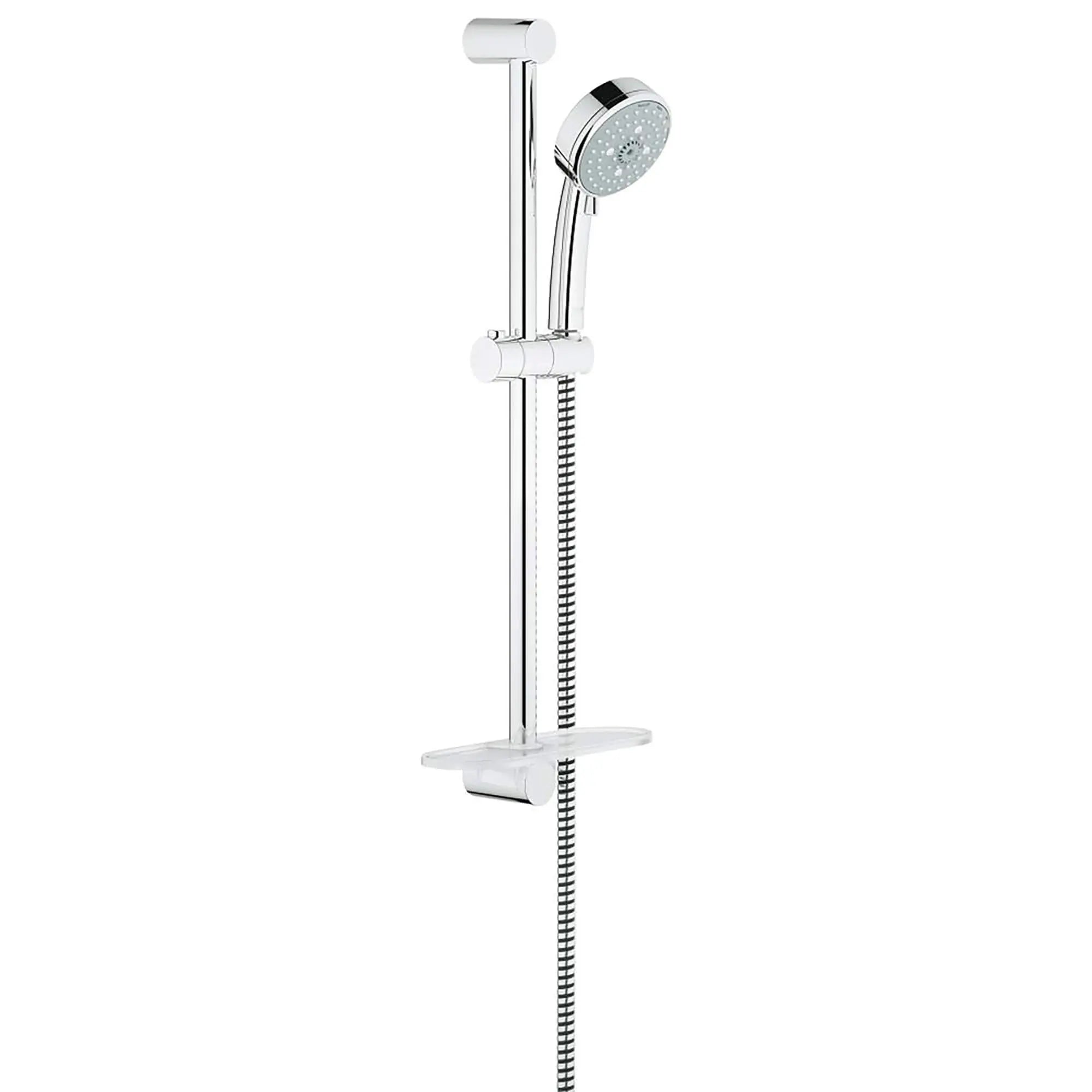 Ensemble rail de douche à 4 jets // CHROME STARLIGHT GROHE // 14231_27577001-New_Tempesta_Cosmopolitan_100-Shower_Rail_Set_4_Sprays_0_CDNwebp.webp