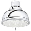 [27610001] 100 Shower Head, 4" - 4 Sprays, 2.5 GPM (9.5 L/min) - GROHE StarLight Chrome
