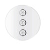 [29152LS0] Triple Volume Control Trim - Moon White