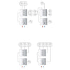 [29152LS0] Triple Volume Control Trim - Moon White