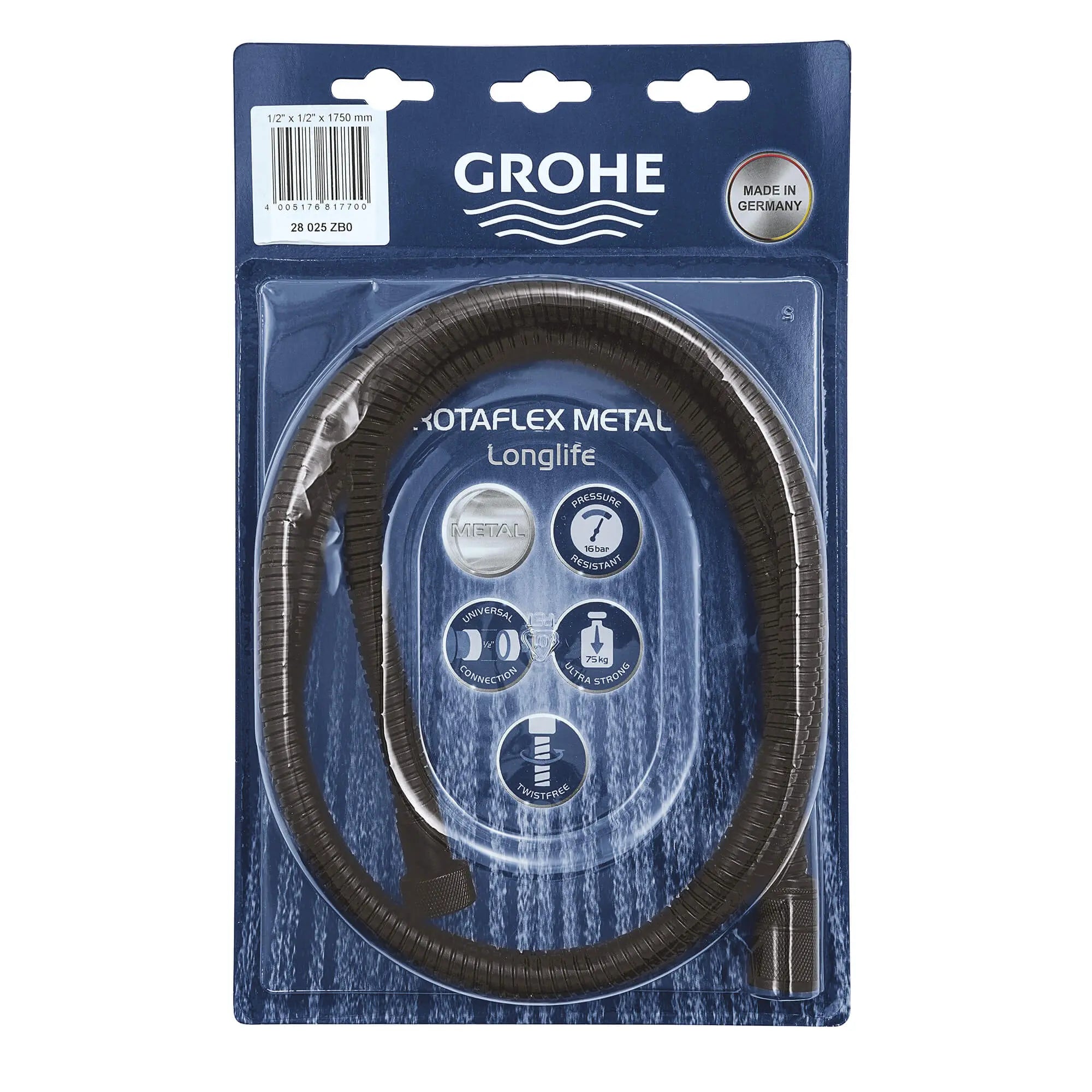 Boyau de douche Twstf-Fee en métal de 69 po // BRONZE HUILÉ // 14363_28025zb0-rotaflex-metal-longlife-metal-shower-hose-twistfree-1750-oil-rubbed-bronze-2_0_CDNwebp.webp